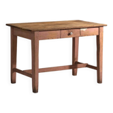 Table de cuisine ancienne en bois de pin – Europe centrale, vers 1900