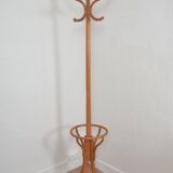 Porte manteau perroquet en bois courbé