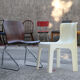 Series of 8 mismatched chairs