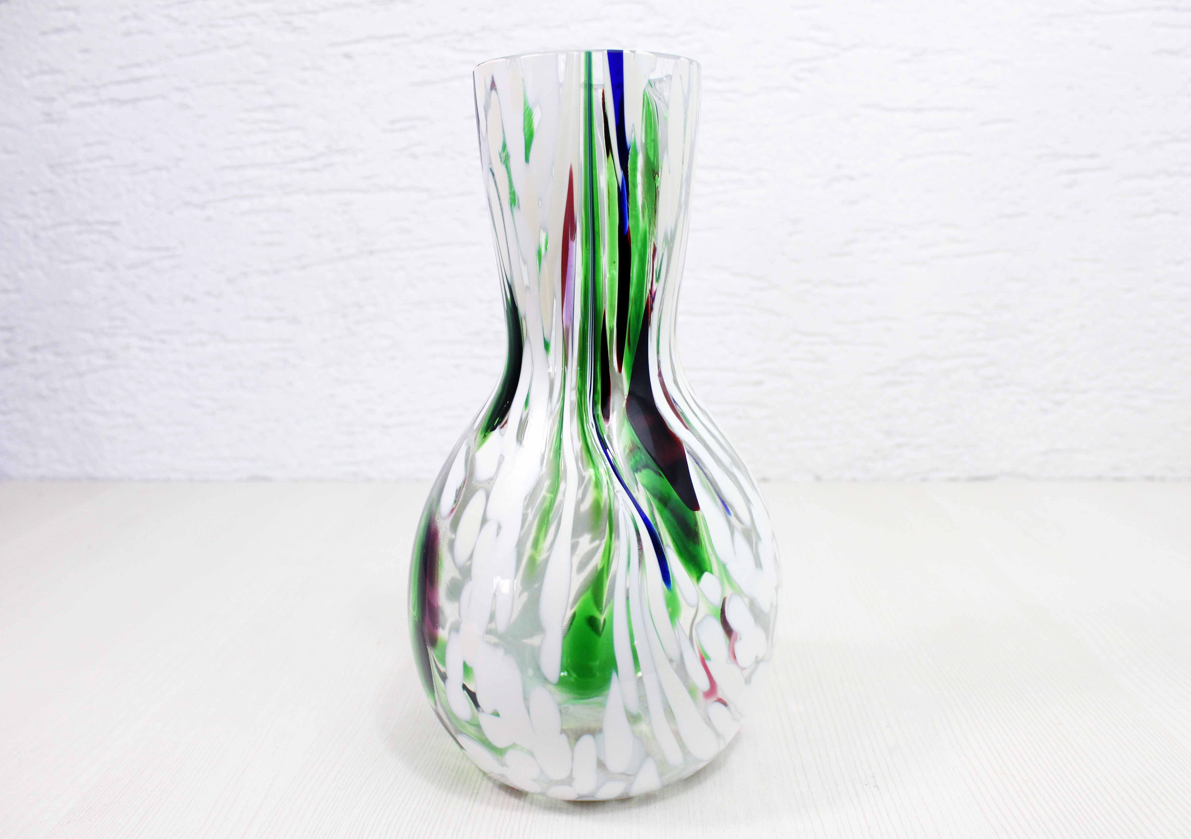 Vintage blown glass vase