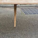 Renovated Louis XVI extendable round table from the 19th century, 260cm.