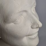 Bust of a young woman by Salvatore Melani, Art Deco style, 48 cm