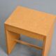 Rare stool in particle board by Max Bill, Ulm, circa 1962.