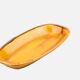 Vintage Saint-Clément glazed earthenware oval serving dish