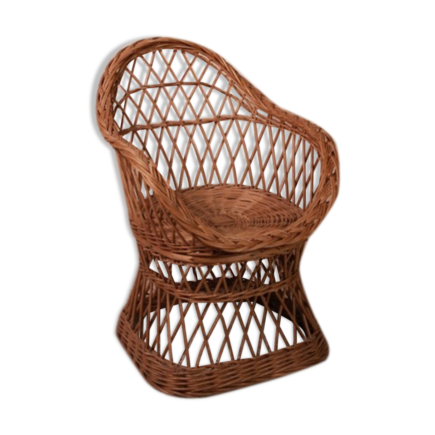 Wicker child armchair