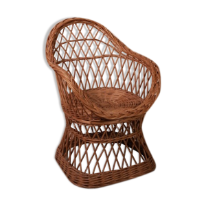 Fauteuil enfant osier