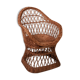 Wicker child armchair