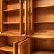 Monumental Pine School Library Bookcase from Warsaw, Poland, 1920s
