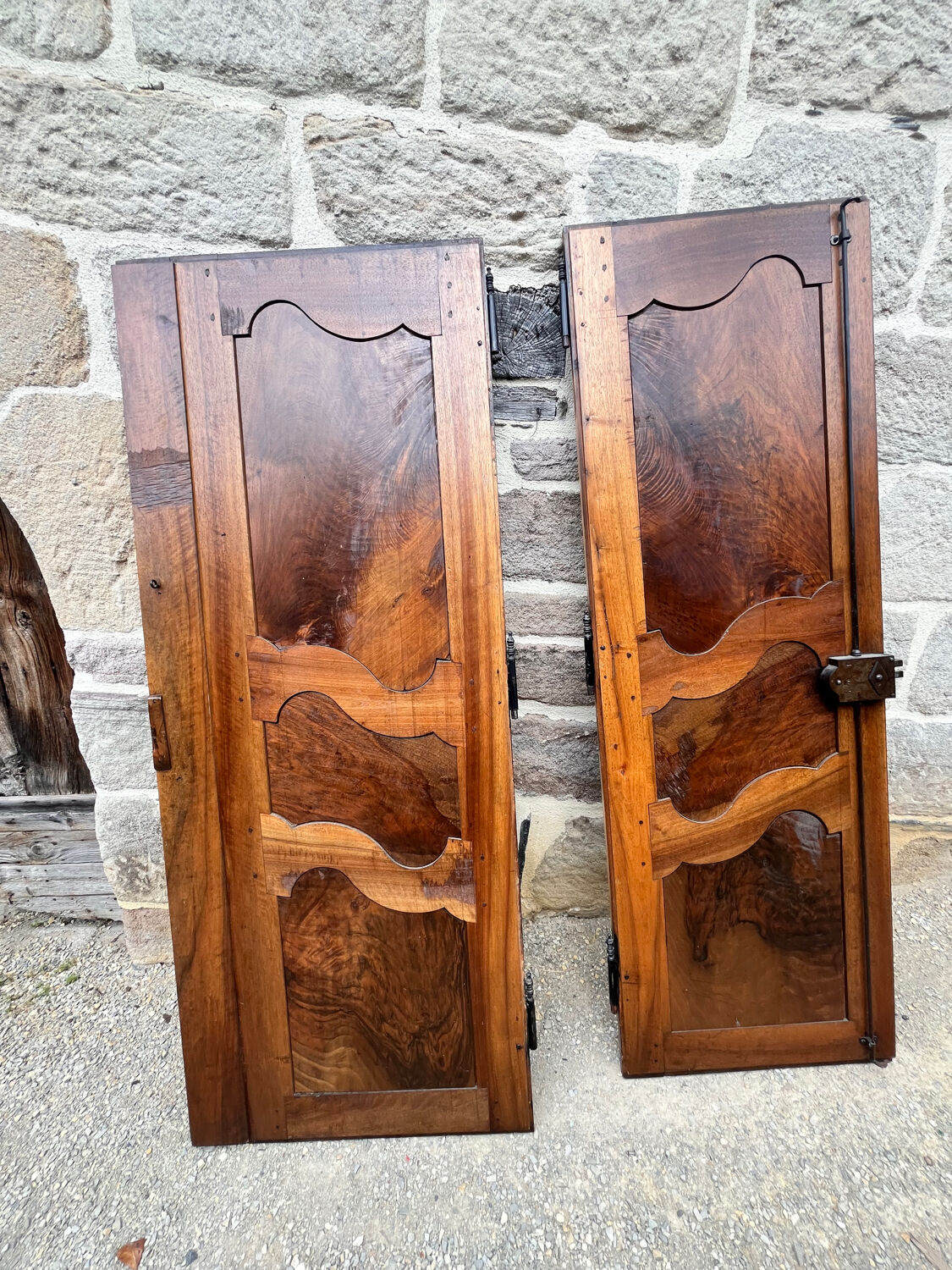 Old wardrobe door