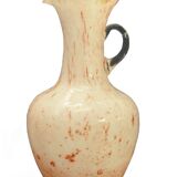 Vase en verre signé VB Opaline Florence Italie