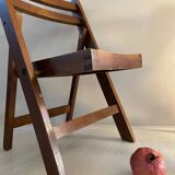 Wooden folding chair for children