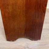 Large oval Gateleg folding table with two leaves in Rio rosewood