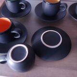 Set of 6 50'S ceramic cups