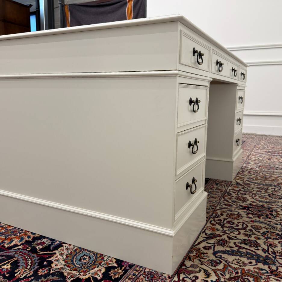 Classic English White Desk Partnerdesk