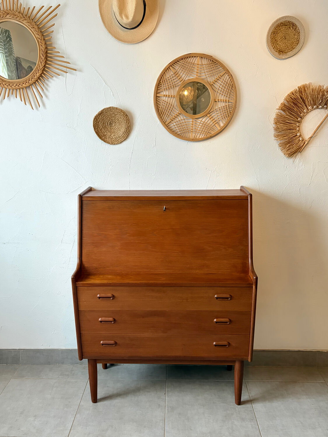 Secrétaire danois Falster vintage