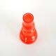 Orange glass vase, Danish design, 1960s, made in Denmark