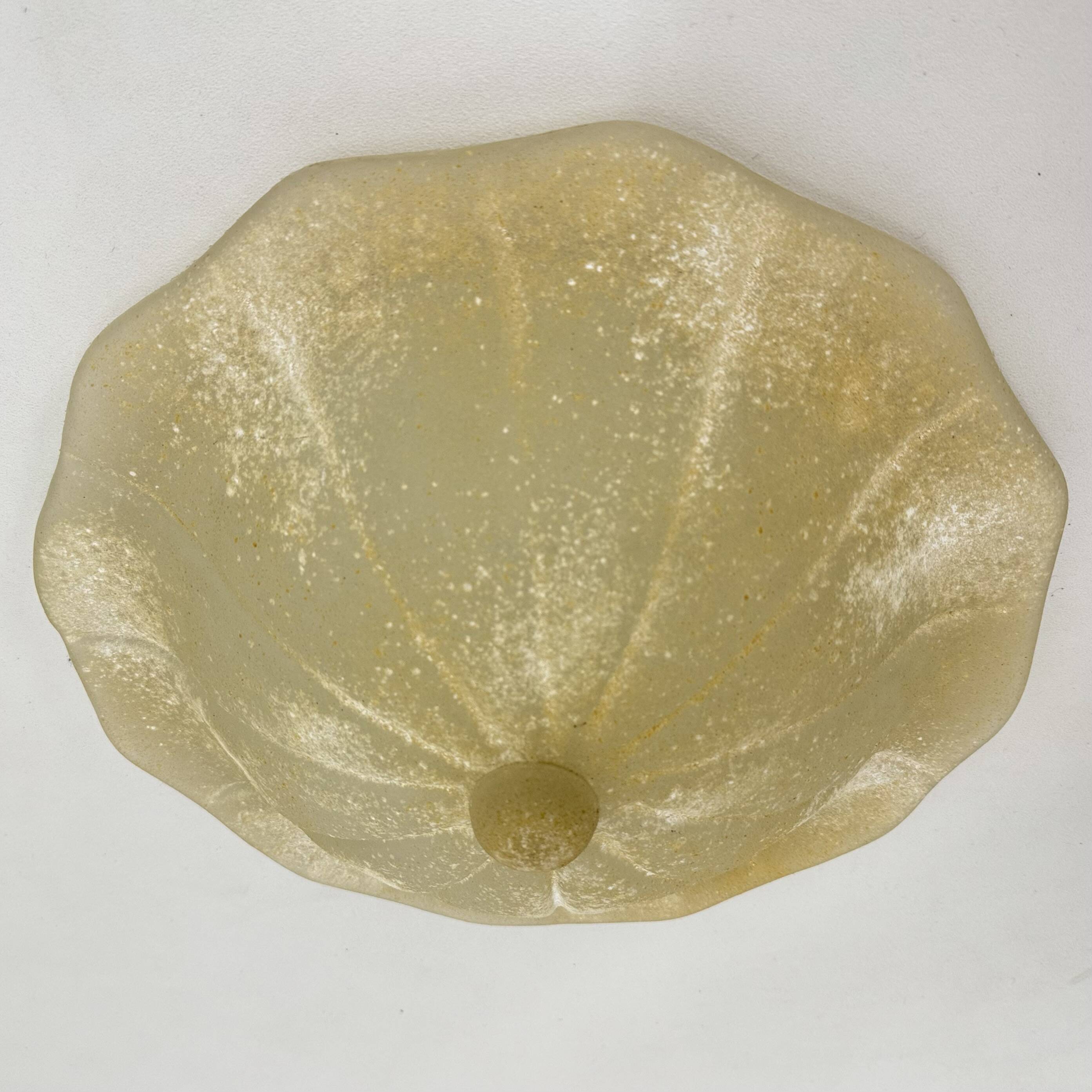 Mid-century Italian Murano glass ceiling lamp , 1970s