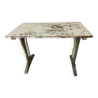 Patinated side table