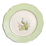 Serving dish - peacock décor - l'Amandinoise