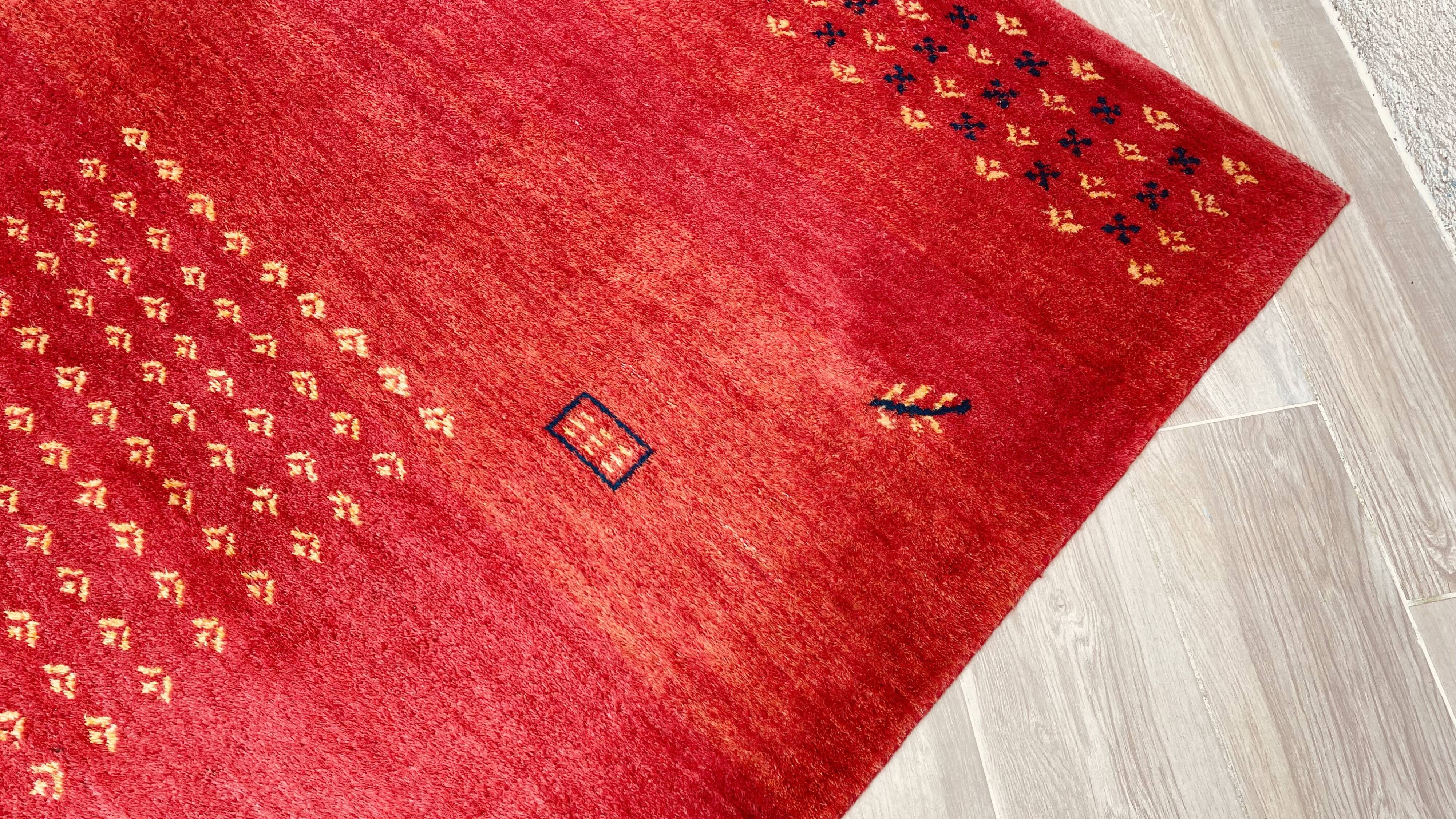 Rug indian gabbeh 100% wool, 143×202 cm
