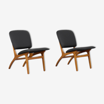 Paire de fauteuils par Jio Möbler, 1953