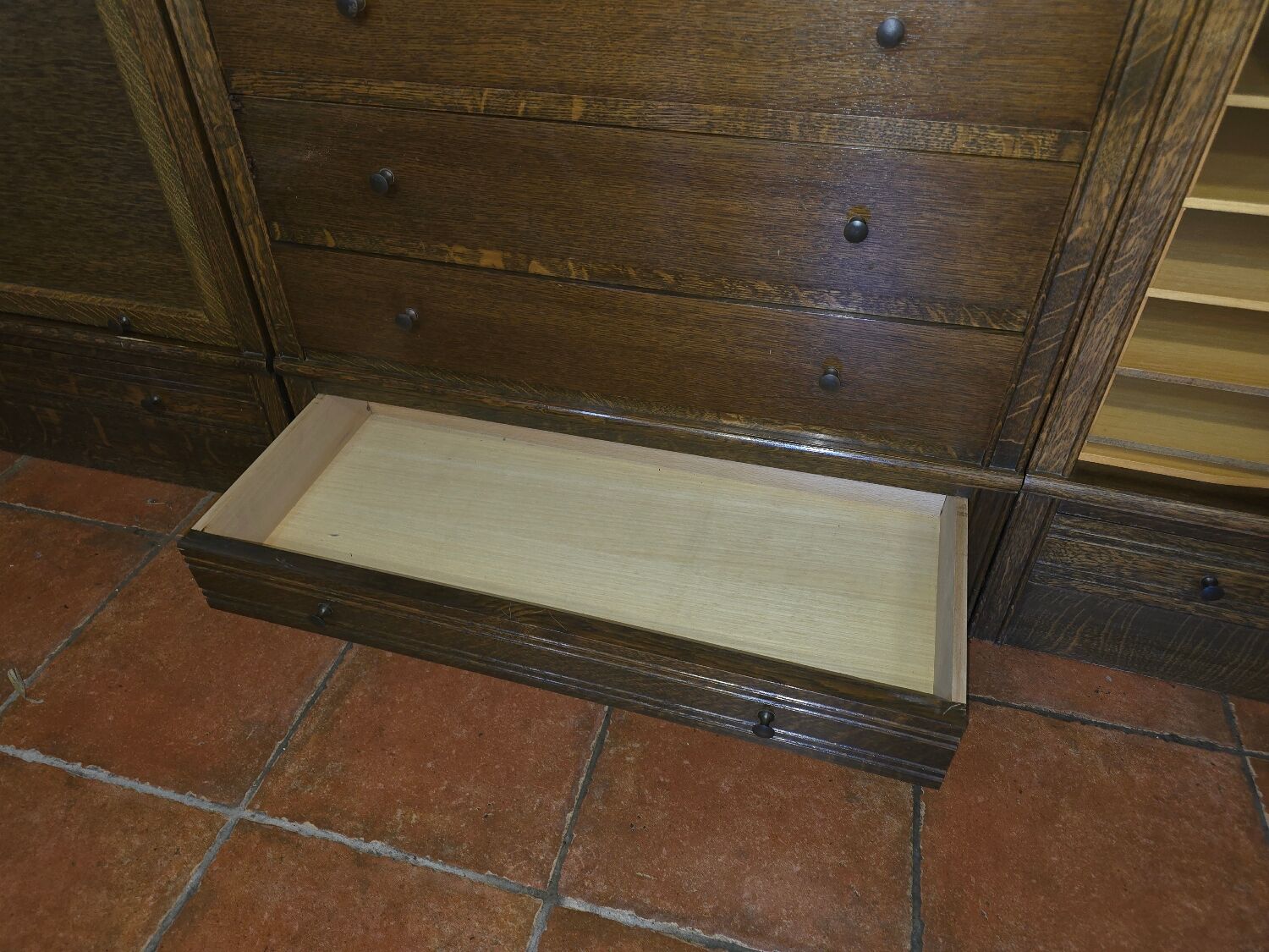 Modular bookshelf MD in oak