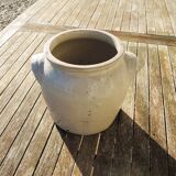 Old Beige Stoneware Grease Pot H 29.5 cm