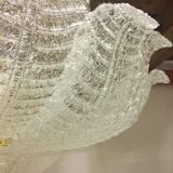 Plafonnier en verre de Murano