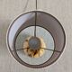 Glass ball bedside lamp from the 50s/60s