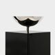 Paire de lampadaires en laque noire et métal nickelé de Michel Boyer, 1979