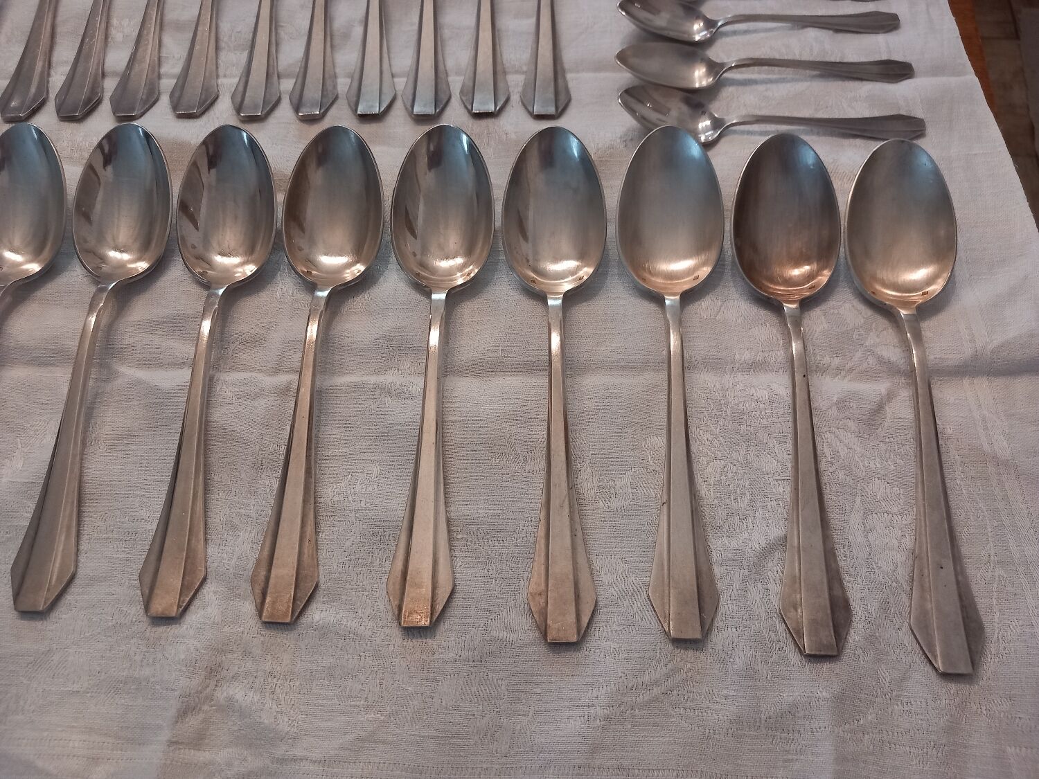 Housewife 37 pieces, art deco