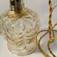 Vintage globe tulip walker amber glass, restored electricity