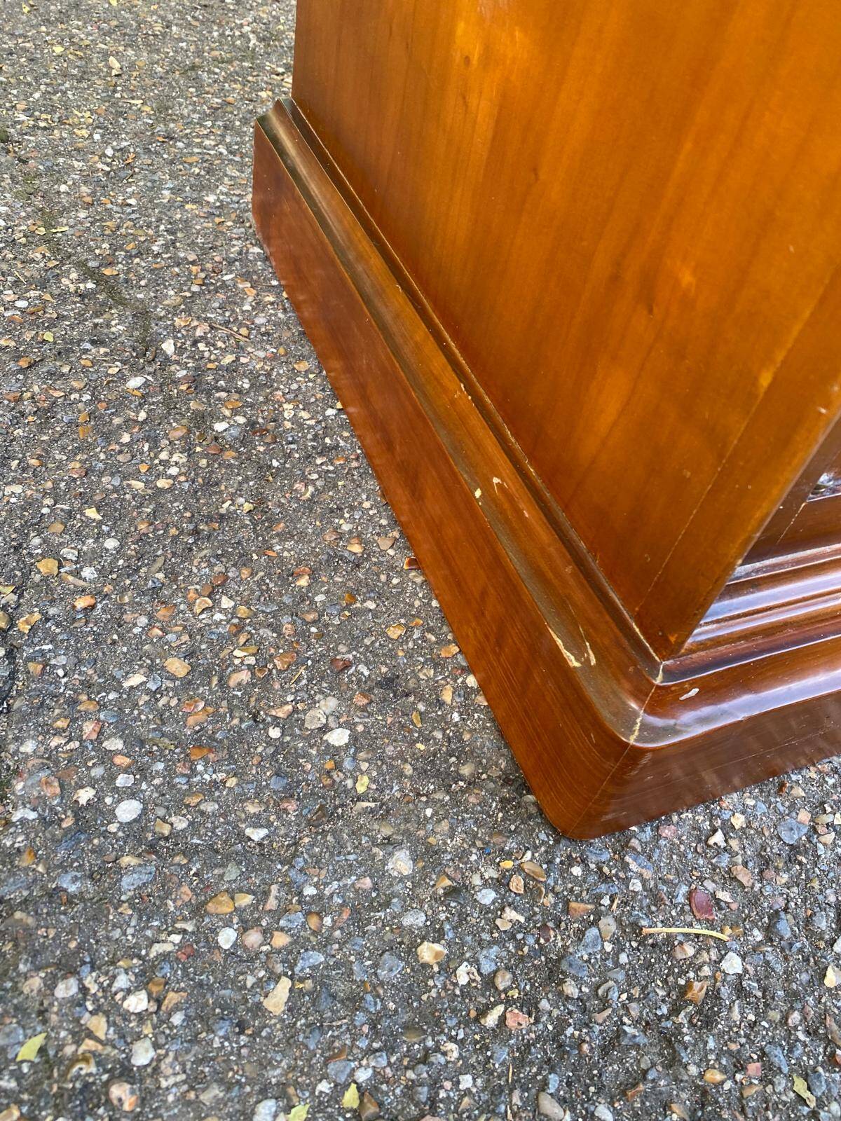 Louis Philippe secretary in solid wood and burl