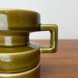 Mid-century West German pottery candlestick WGP by Cari Zalloni for Steuler, 1960s.