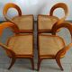 4 chaises Gondole de Baumann, années 70