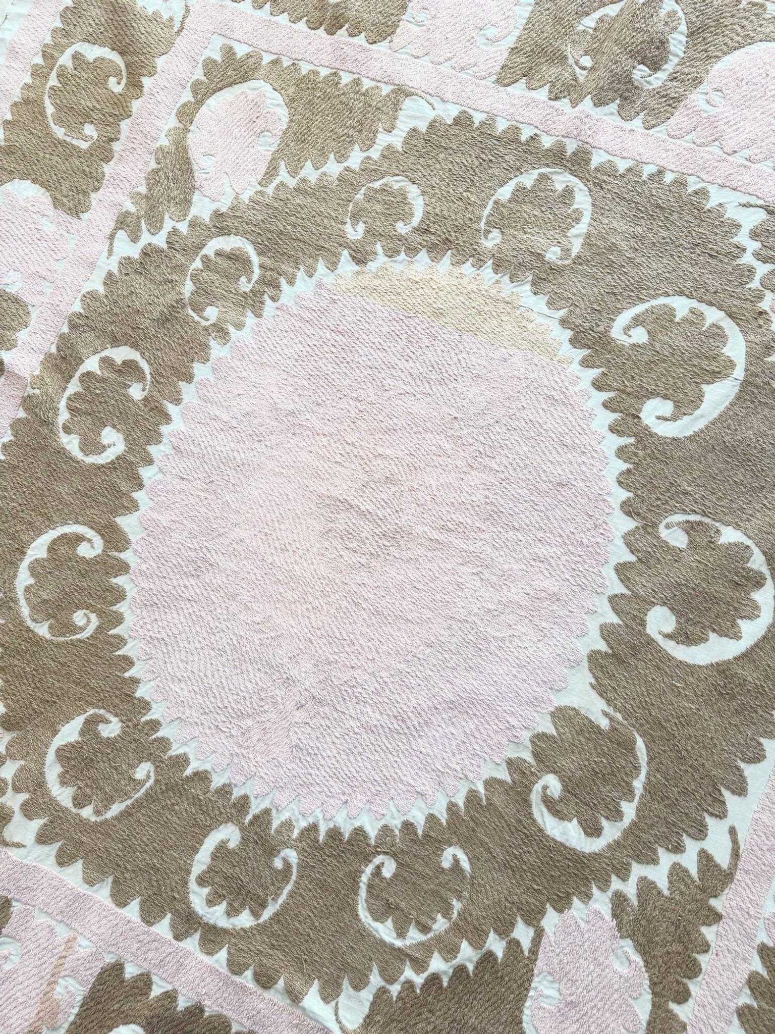 Vintage hand-embroidered tablecloth 137x142 cm