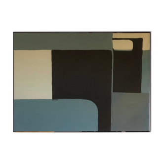 Abstract green table