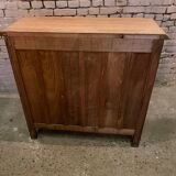 Vintage Parisian black patinated buffet