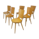 Chaises bistrot brasserie Baumann modèle Dove vintage années 50
