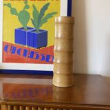 Vase en bambou Hollywood Regency, Italie 1970