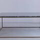 Rectangular coffee table in grey marble Emperador