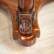 Table de coiffeuse antique en acajou, années 1890