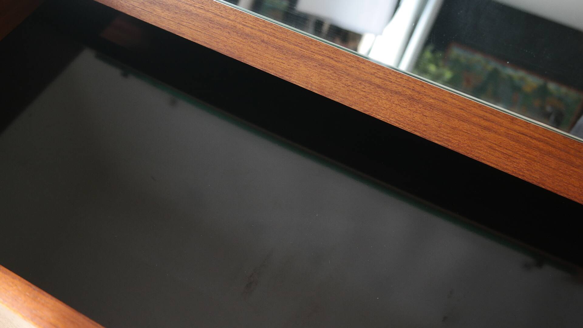 Scandinavian dark teak sideboard, dresser