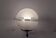 Vintage chrome and glass wall light
