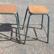 Paire de tabourets haut atelier