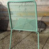 2 vintage metal garden chairs