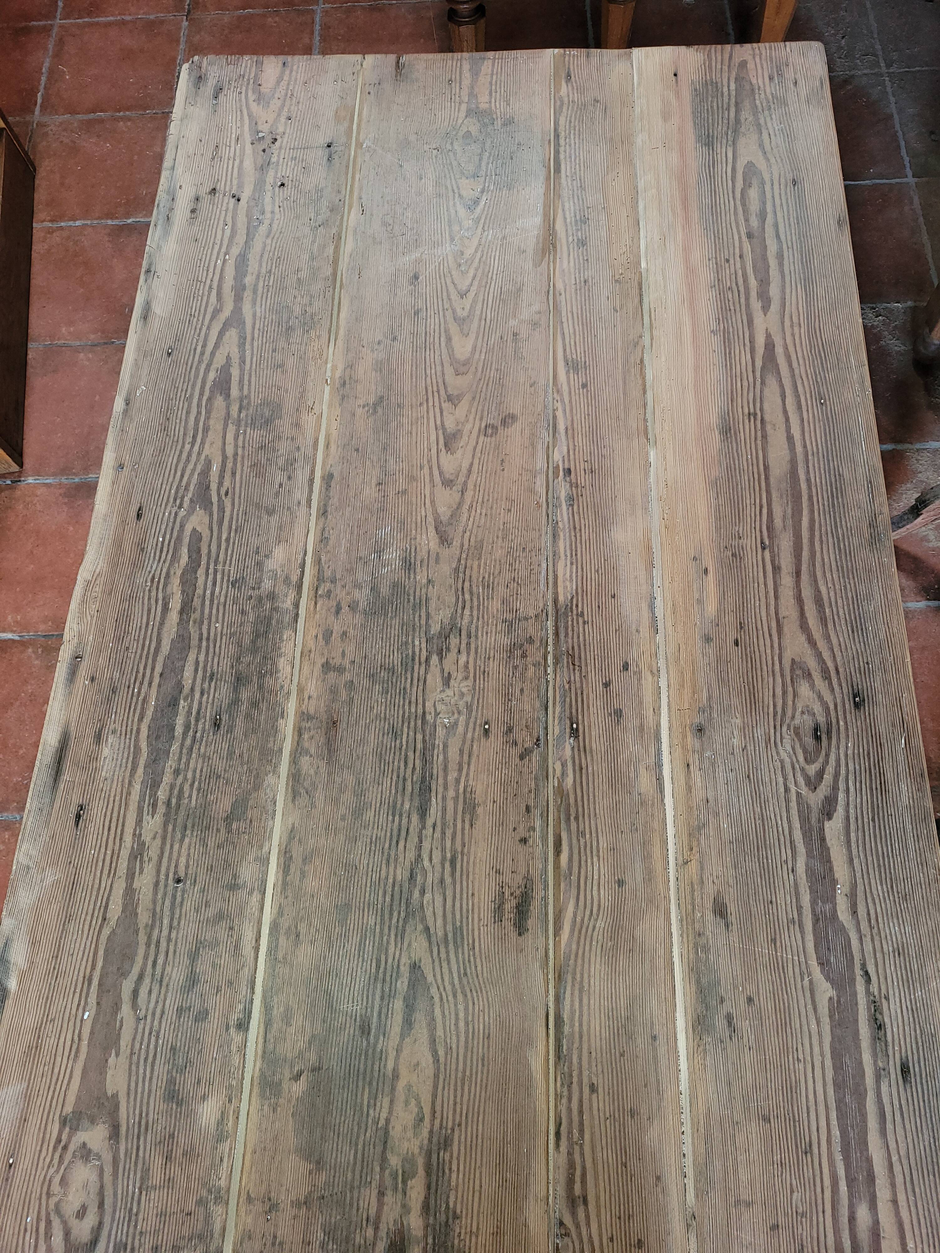 Old farmhouse table