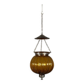 Lanterne orientaliste en verre de Murano vers 1950
