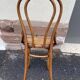 Vintage curved wooden bistro chair