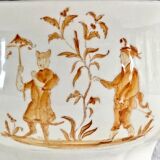 Old Longchamp vegetable soup tureen with Moustiers Olérys decor
